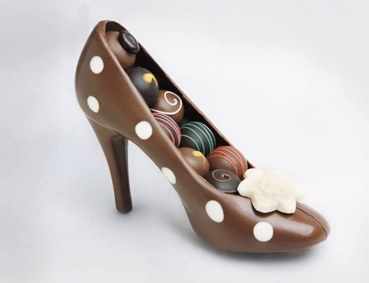 High heeled Shoe Chocolate filled with Truffles