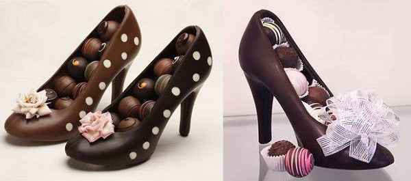 High heeled Shoe Chocolate filled with Truffles